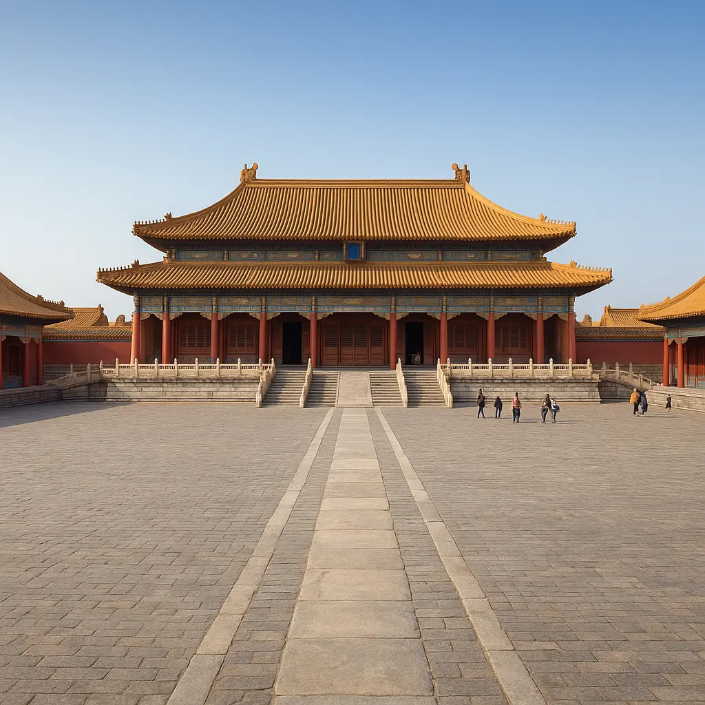 Forbidden City courtyard